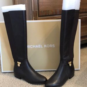 Michael Kors Hamilton Tall Leather Boot